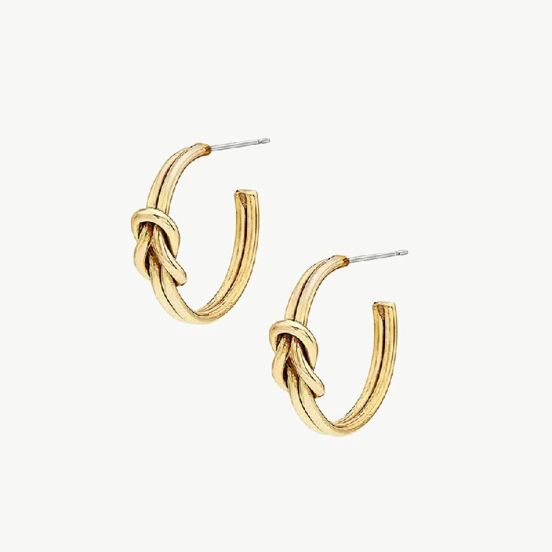 Drop earrings for women-Sayo Hoop Earrings