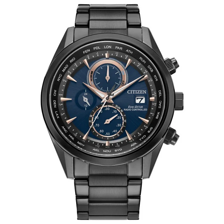 Wristwatches with alarm function-Citizen Stainless Steel Sport Luxury Men's Watch