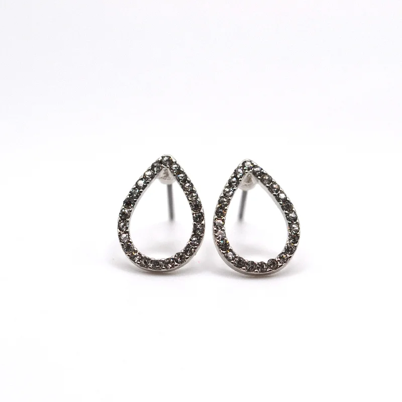 Luxury diamond earrings for women-Almond Earrings