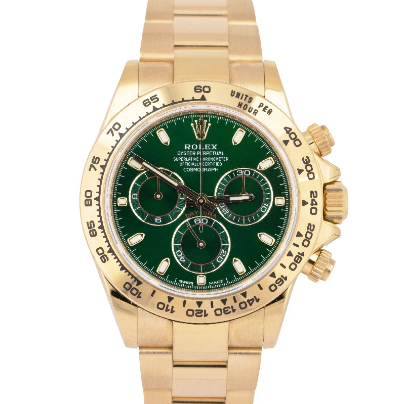 Smartwatches with heart rate monitor-2021 NEW PAPERS Rolex Daytona Cosmograph GREEN 40mm 18K Yellow Watch 116508 BOX