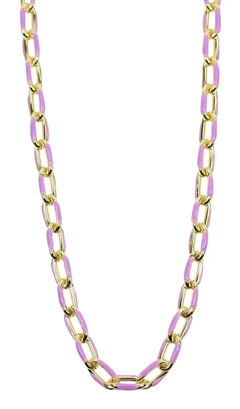 Birthstone necklace for women-The Lennox Necklace - Pastel Purple