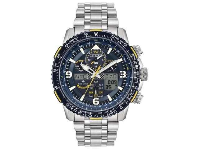 Analog-digital hybrid wristwatches-Men's Citizen Eco Drive Watch