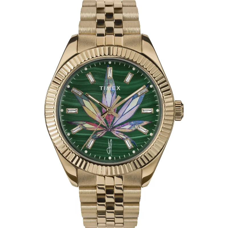 Budget-friendly wristwatches-TIMEX X JA LEGACY HIGH LIFE WATCH MALACHITE