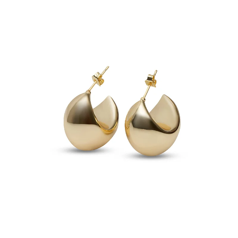 Drop earrings for women-THE ALLORA HOOPS