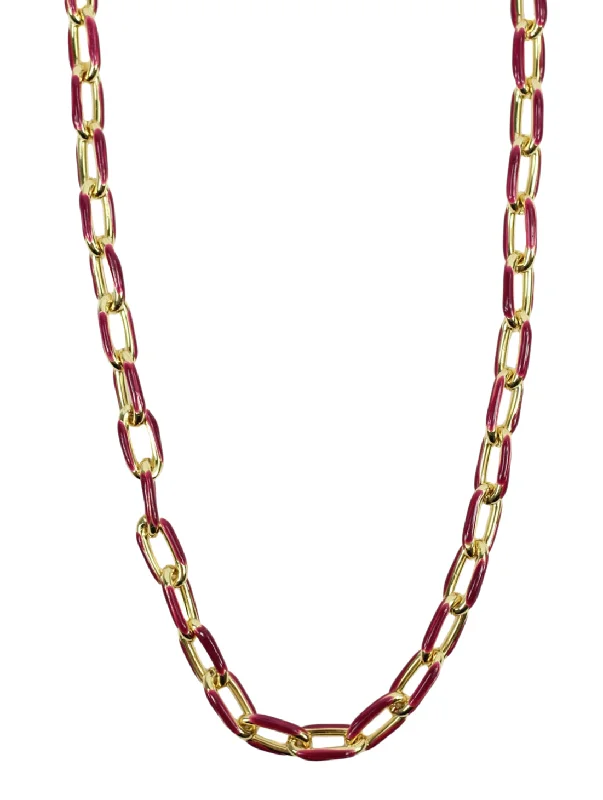 Stylish necklace for women-The Lennox Necklace - Garnet