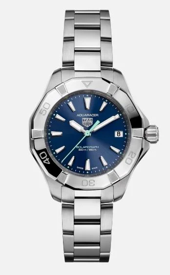 Wristwatches with a ceramic case-TAG Heuer Aquaracer Professional 200 Solargraph