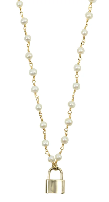 Vintage pearl necklace for women-The Sofia Necklace