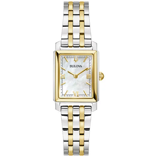 Wristwatches with a rotating bezel-Bulova Dress/Classic Bul Ladies Stainless Steel