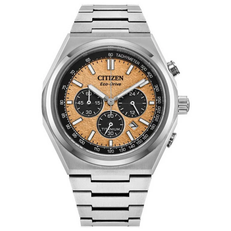 Elegant wristwatches with diamonds-Citizen Super Titanium Sport Luxury Mens Watch