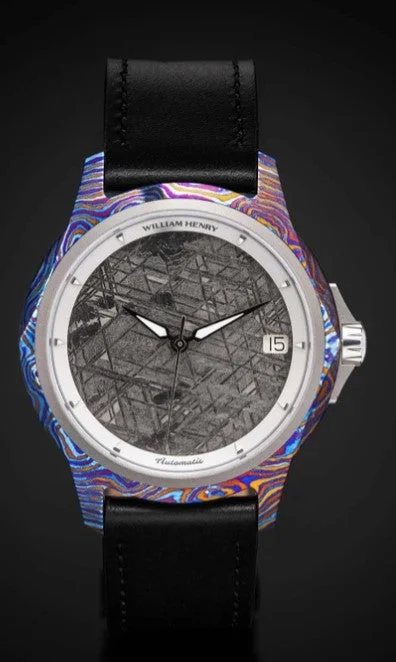 Trendy wristwatches for teens-Legacy Meteorite Moku-Ti Wristwatch with Gibeon Meteorite dial.