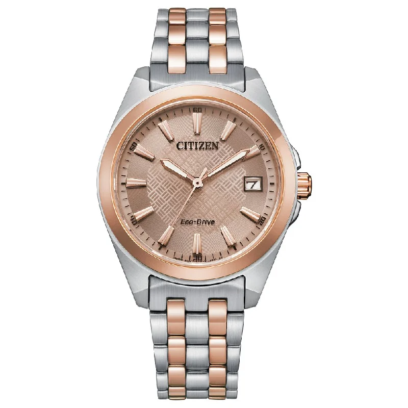 Luxury wristwatches-CITIZEN Eco-Drive Dress/Classic Eco Peyten Ladies Stainless Steel