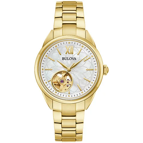 Analog wristwatches-Bulova Dress/Classic Bul Ladies Stainless Steel