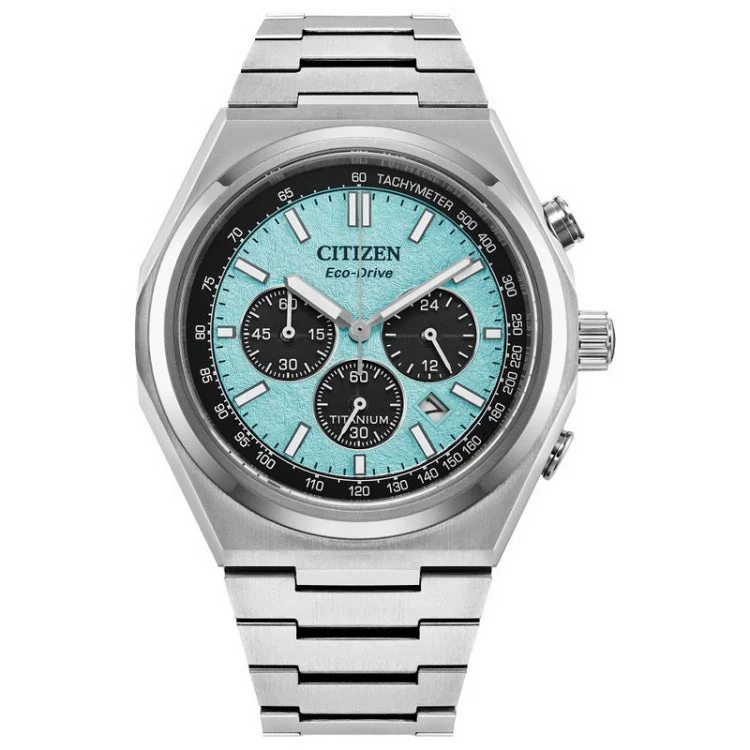 Unisex wristwatches-Citizen Super Titanium Sport Luxury Mens Watch