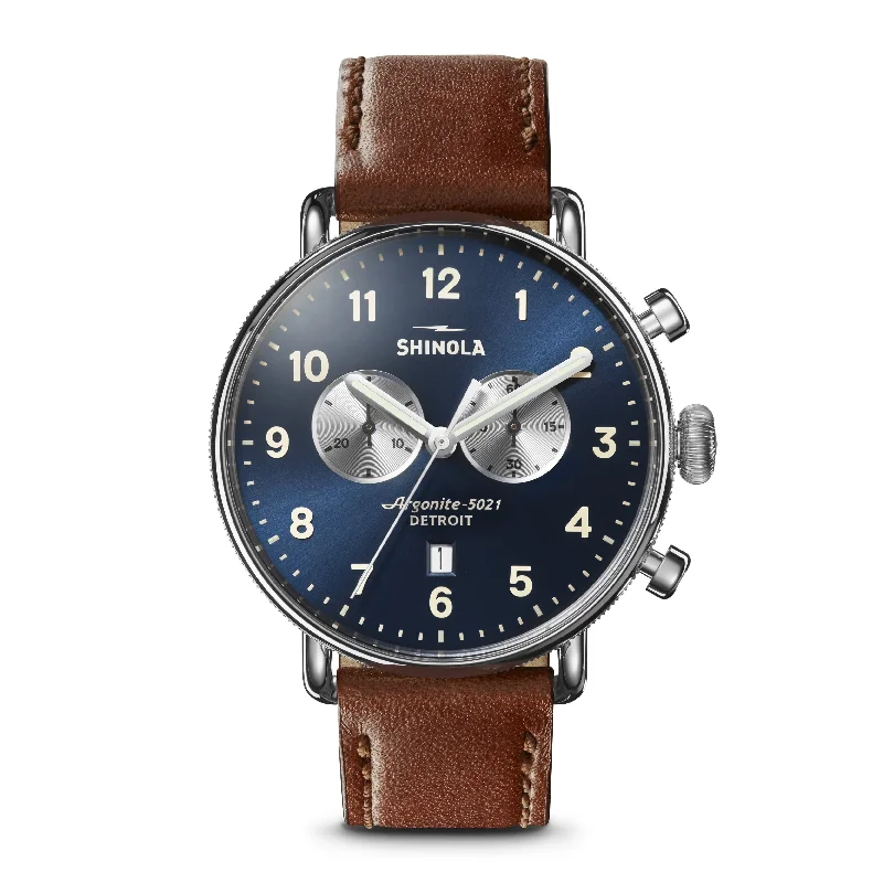 Smartwatches with GPS-Shinola Canfield Watch