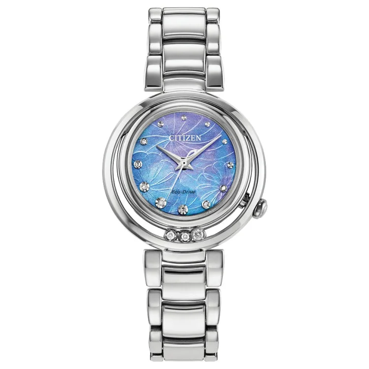 Women's luxury wristwatches-Citizen Stainless Steel Dress/Classic Eco Ladies Watch