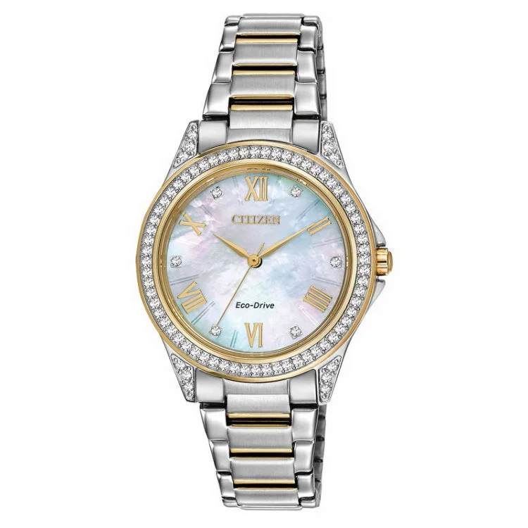 Smartwatches with GPS-Citizen Stainless Steel Dress/Classic Eco Ladies Watch