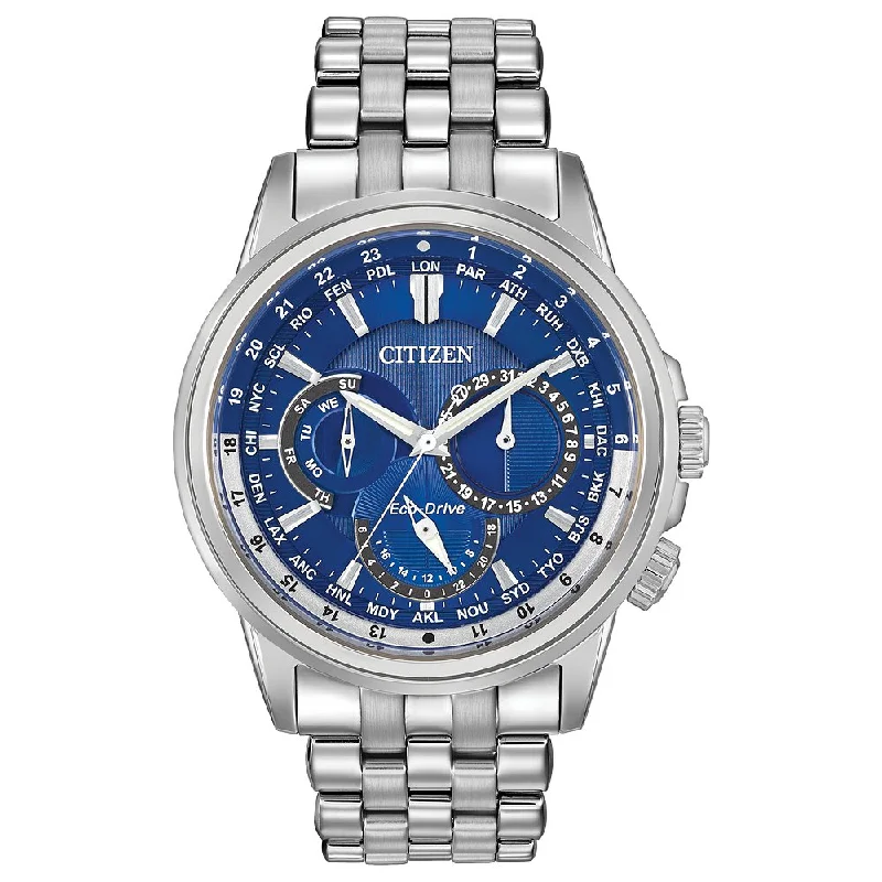 Luxury dress wristwatches-CITIZEN Eco-Drive Dress/Classic Eco Calendrier Mens Stainless Steel