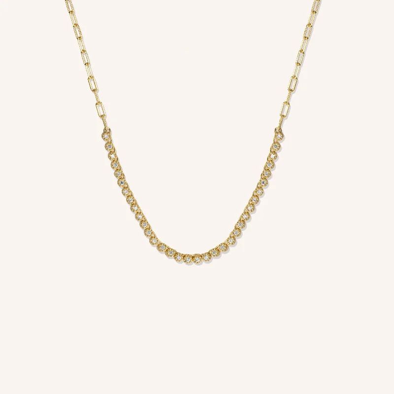 Diamond necklace for women-Gold Digger Necklace