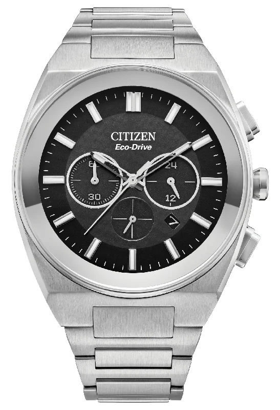 Wristwatches for outdoor activities-CITIZEN Eco-Drive Weekender Mens Stainless Steel