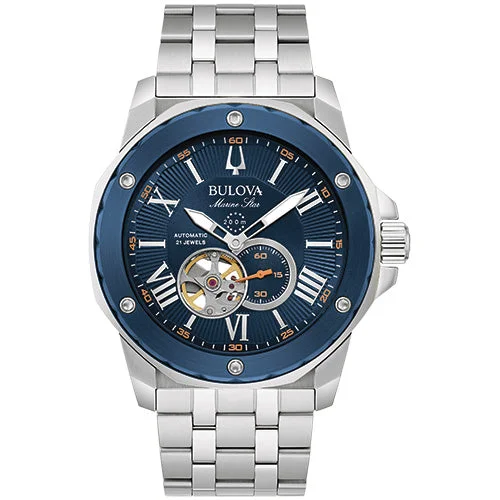 Slim wristwatches-Bulova  Series A Mens Stainless Steel