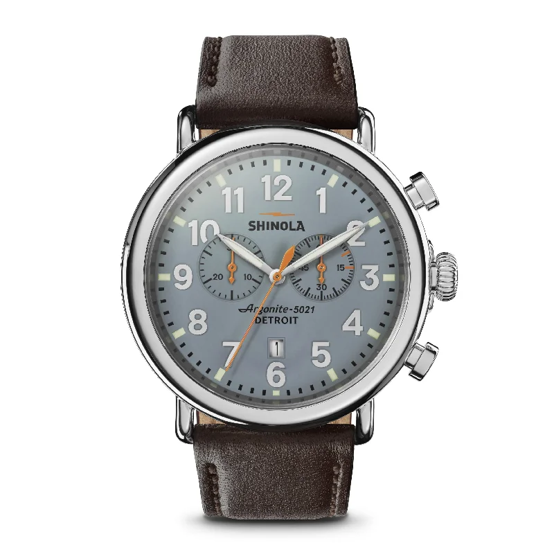 Stainless steel sports wristwatches-Shinola Runwell Watch