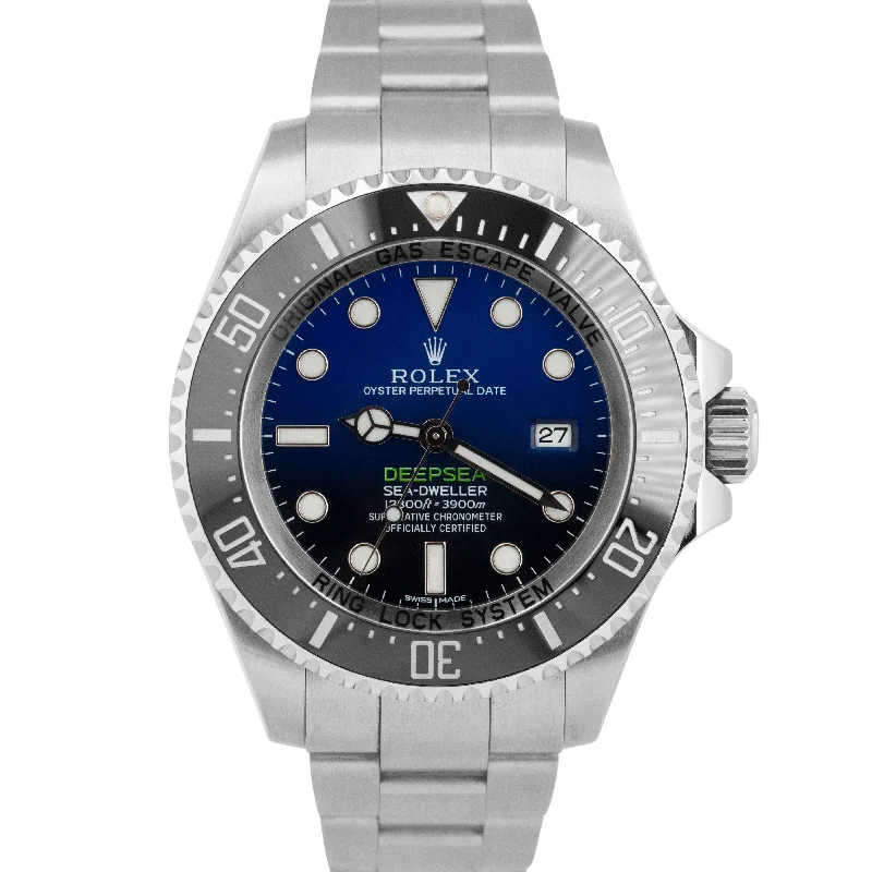 Designer watches for women-MINT Rolex Sea-Dweller Deepsea JAMES CAMERON Blue Stainless 116660 44mm BOX