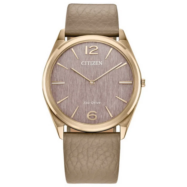 Men's luxury wristwatches-Citizen Stainless Steel Dress/Classic Eco Unisex Watch