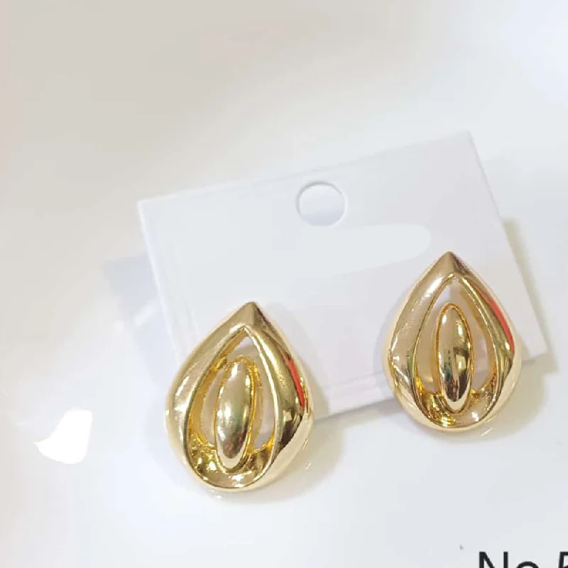 Chandelier earrings for women-Tarohi Jewels Rose Gold Plated Fancy Studs Earrings