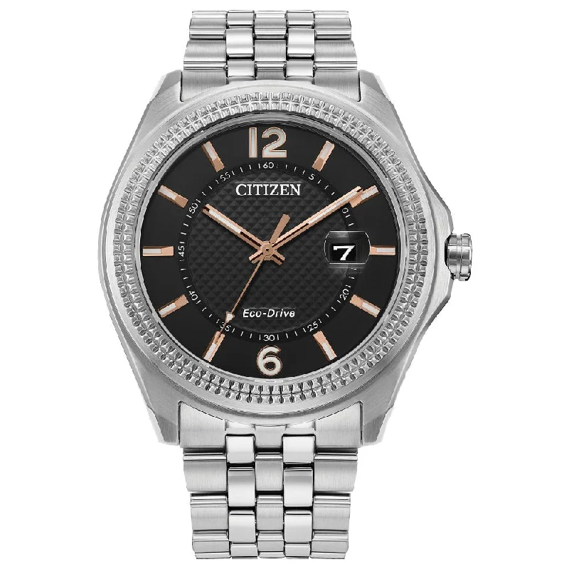 Stainless steel wristwatches-CITIZEN Eco-Drive Dress/Classic Eco Corso Mens Stainless Steel