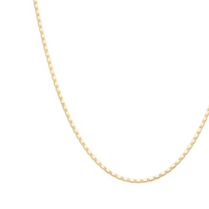 Elegant chain necklace for women-Nostalgia Chain Necklace | Solid 14k Gold