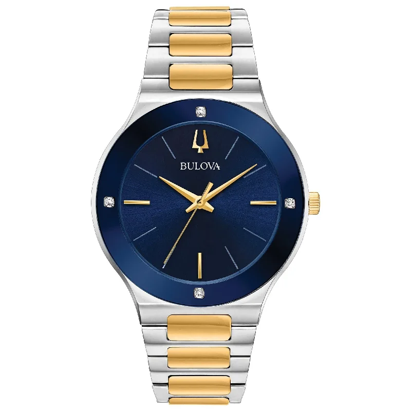 Scratch-resistant wristwatches-Bulova Millenia Watch