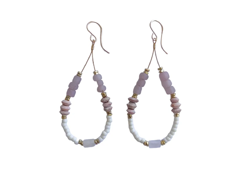 Geometric earrings for women-DUSK • 02 hoop earrings