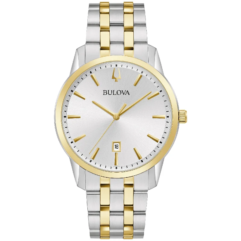 Designer luxury wristwatches for men-Bulova Dress/Classic Classic Mens Watch Stainless Steel