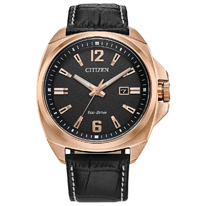 Ceramic wristwatches-CITIZEN Eco-Drive Sport Luxury Endicott Mens Stainless Steel