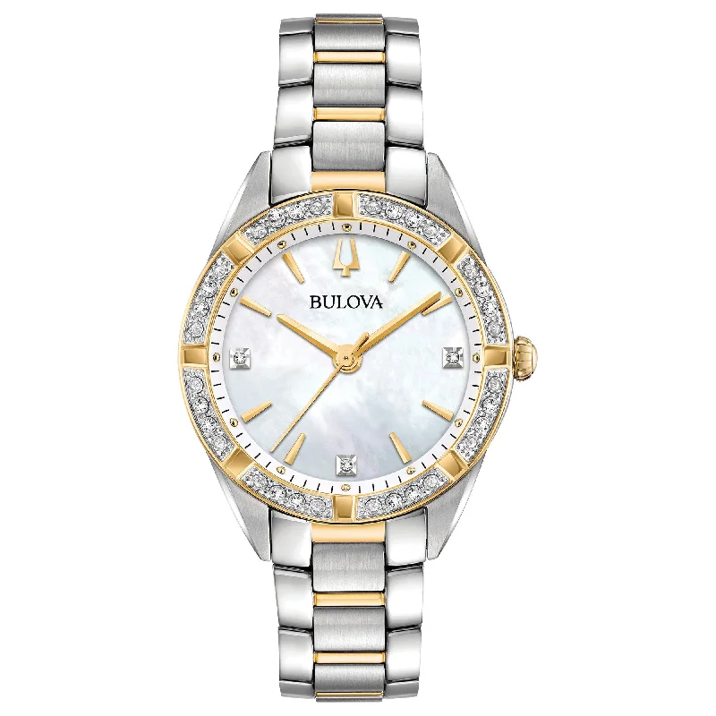 Fashionable wristwatches for men-Bulova Dress/Classic Classic Ladies Watch Stainless Steel