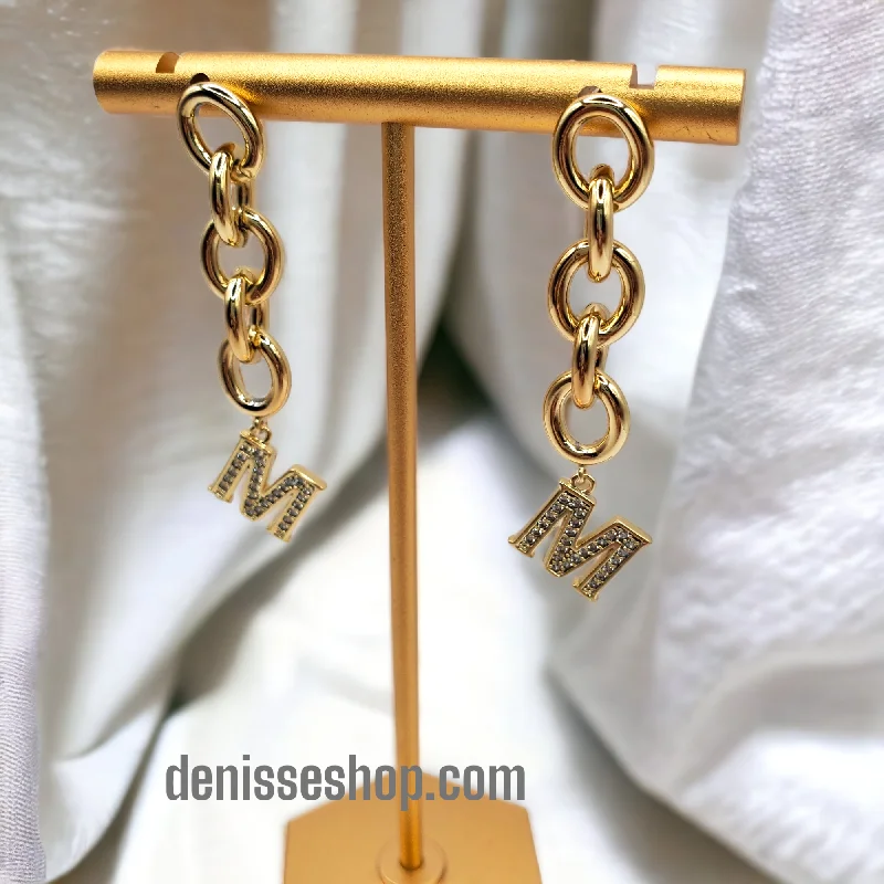 Elegant hoop earrings for women-Elegant Earrings E110