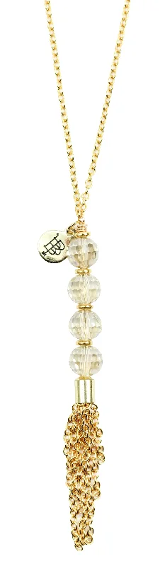 Gold necklace for women-The Champagne Mimi Necklace