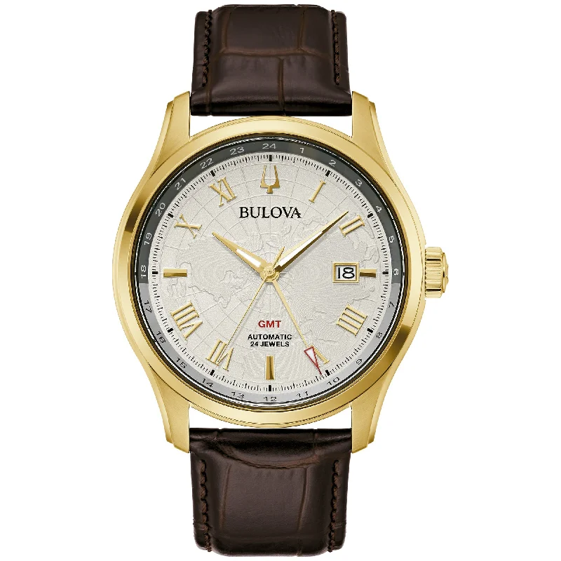 Analog-digital hybrid wristwatches-Bulova Dress/Classic Classic Mens Watch Stainless Steel