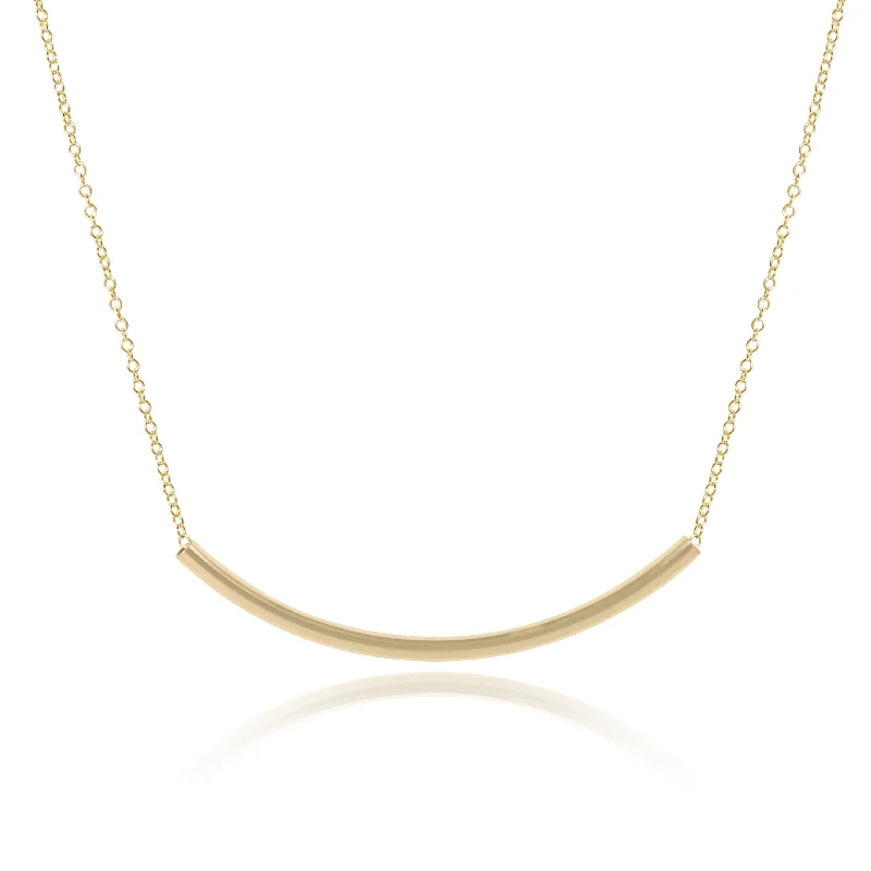 Stylish necklace for women-egirl 14" necklace - bliss bar gold