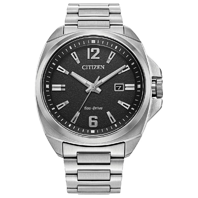 Elegant wristwatches for evening wear-CITIZEN Eco-Drive Sport Luxury Endicott Mens Stainless Steel