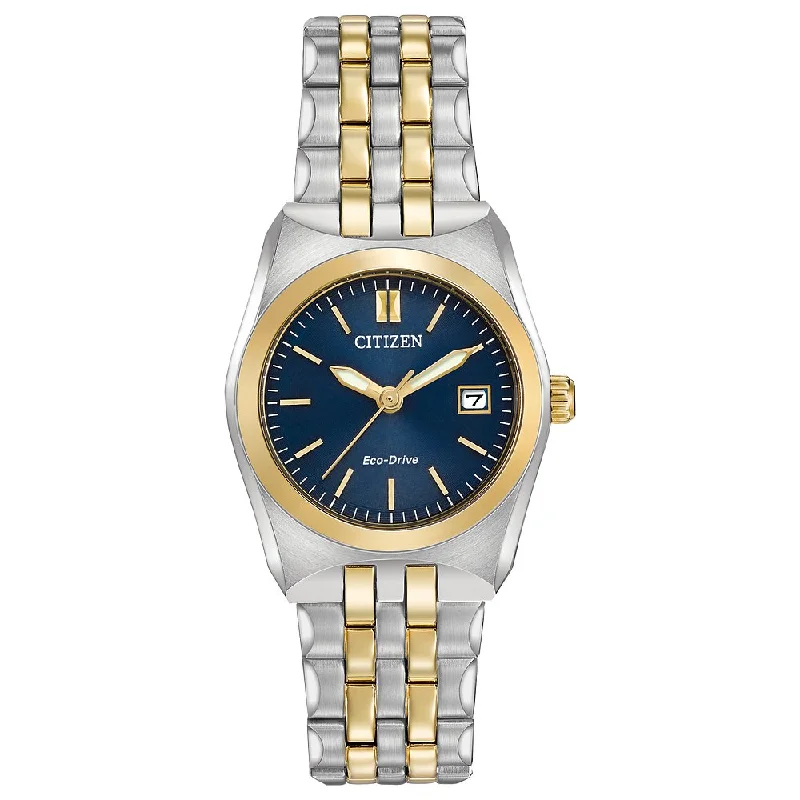 Vintage wristwatches-CITIZEN Eco-Drive Dress/Classic Eco Corso Ladies Stainless Steel