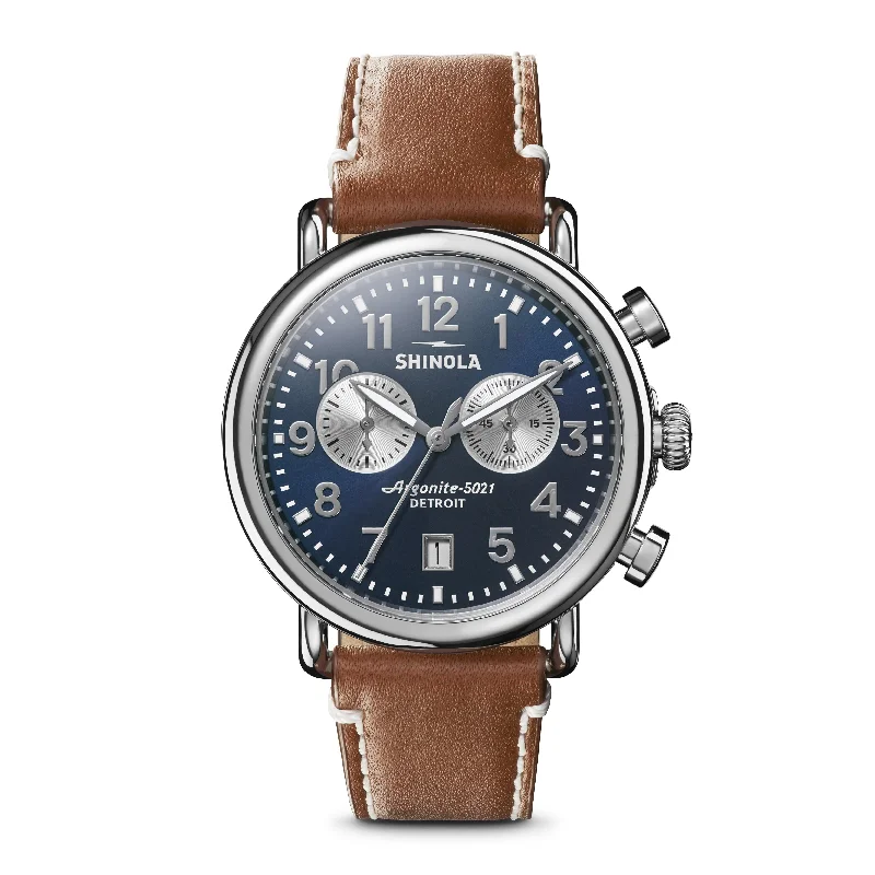 Designer luxury wristwatches for men-Shinola Runwell Watch