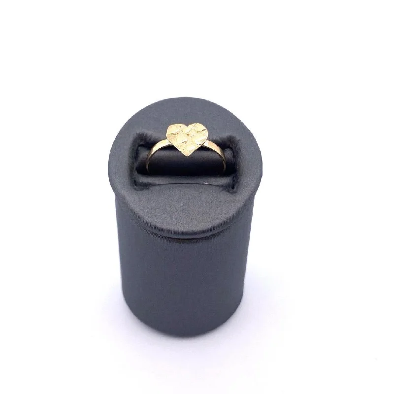 Heart-shaped ring for women-10K Gold Heart Ring