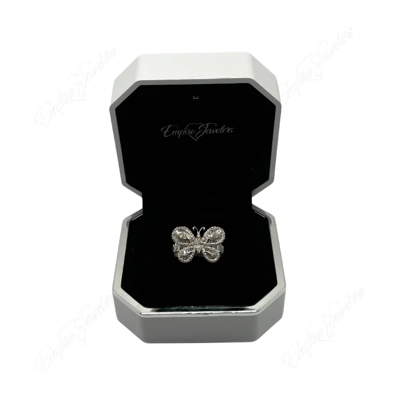 Sapphire ring for women-10KT BUTTERFLY RING