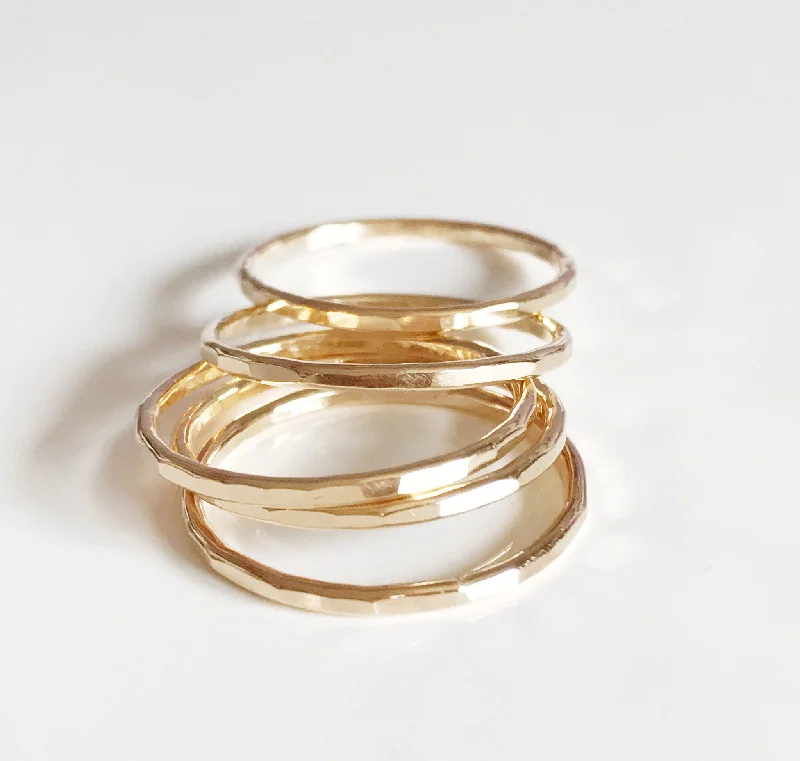 Fashion ring for women-Clara rings set - 5 rings set. (R128)