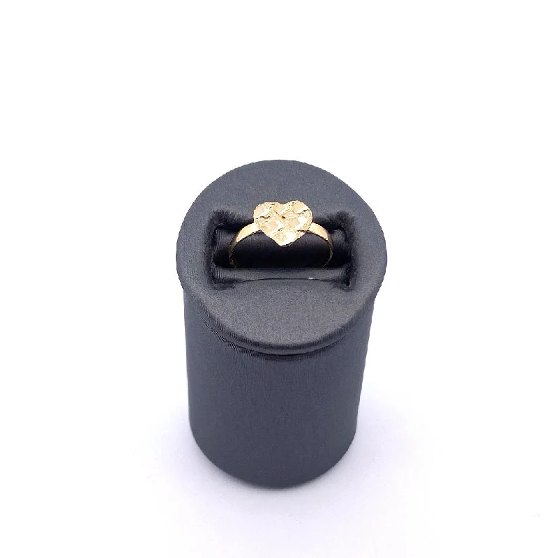 Designer gold ring for women-Custom heart ring